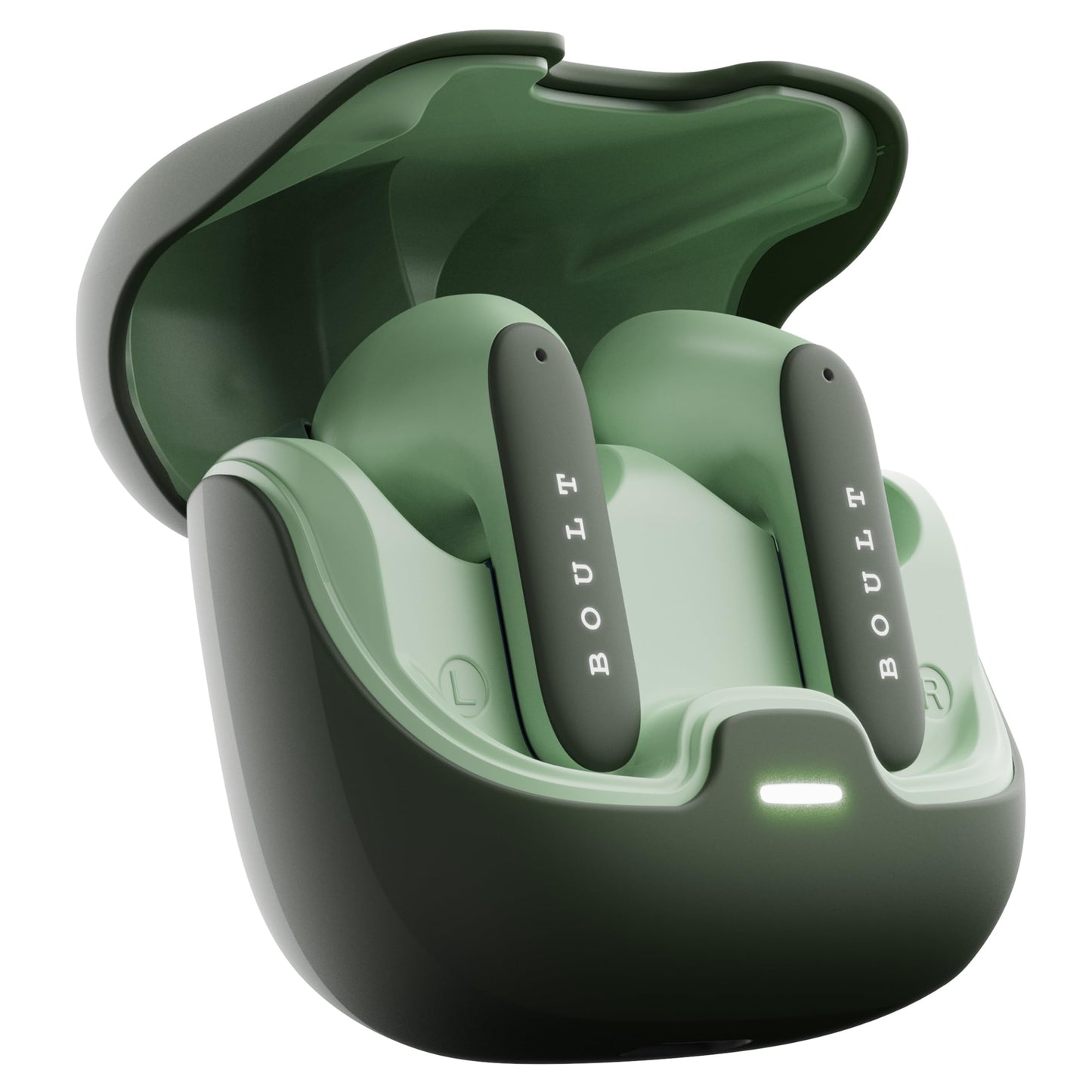 Boult Audio Z40 True Wireless in Ear Earbuds with 60H Playtime, Zen™ ENC Mic, Low Latency Gaming, Type-C Fast Charging, Made in India, 10mm Rich Bass Drivers, IPX5, Bluetooth 5.3 Ear Buds TWS (White) - Springkart 