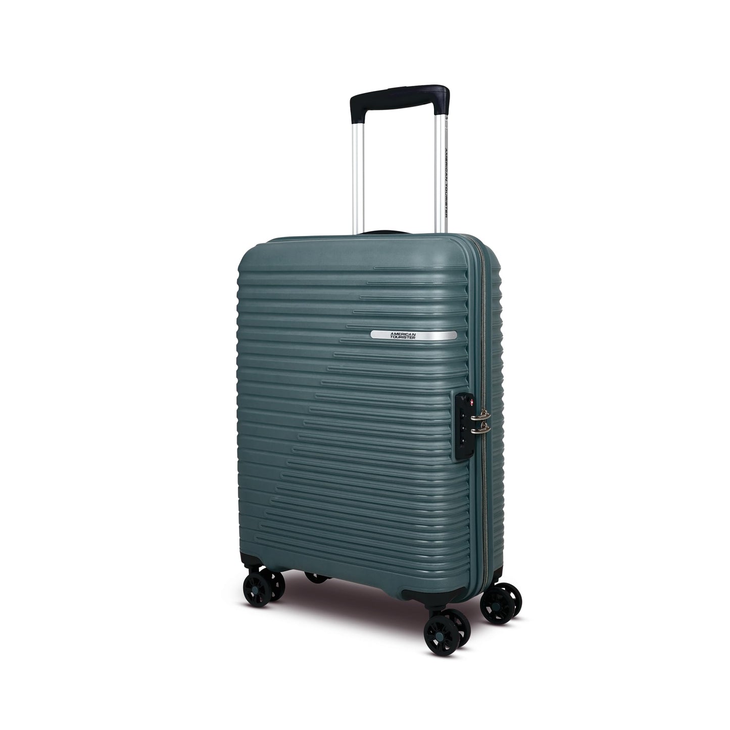 American Tourister Liftoff+|Medium Size Check-in Spinner Trolley Bag (67 cm) for Travel|360° 8 Wheel Travel Luggage|Hard Case Polypropylene (PP) Suitcase|Mounted TSA Lock|Seafoam Blue