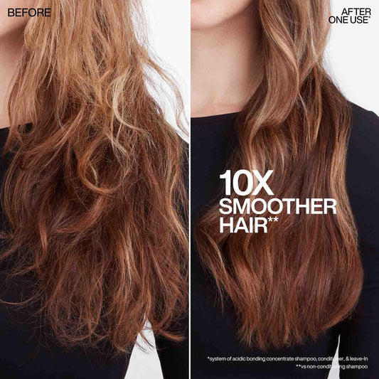 Redken Acidic Bonding Concentrate Bond Repair Leave-in Treatment, 150 ml | Professional Bond Strengthening Leave-in Treatment and Heat Protectant for smoother, frizz-free hair.