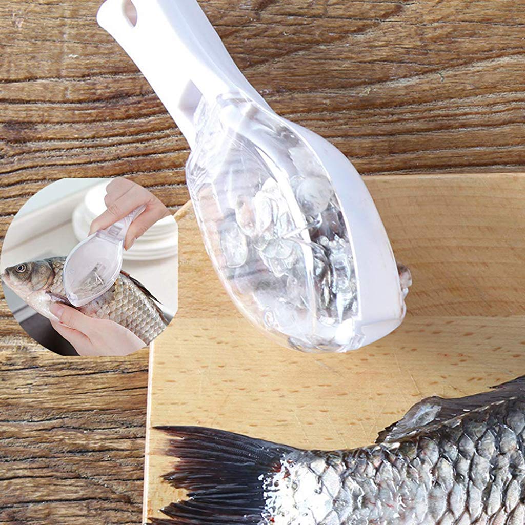 Fish Scale Scraper Skin Peeler Fish Tools Kitchen Gadget - Springkart 