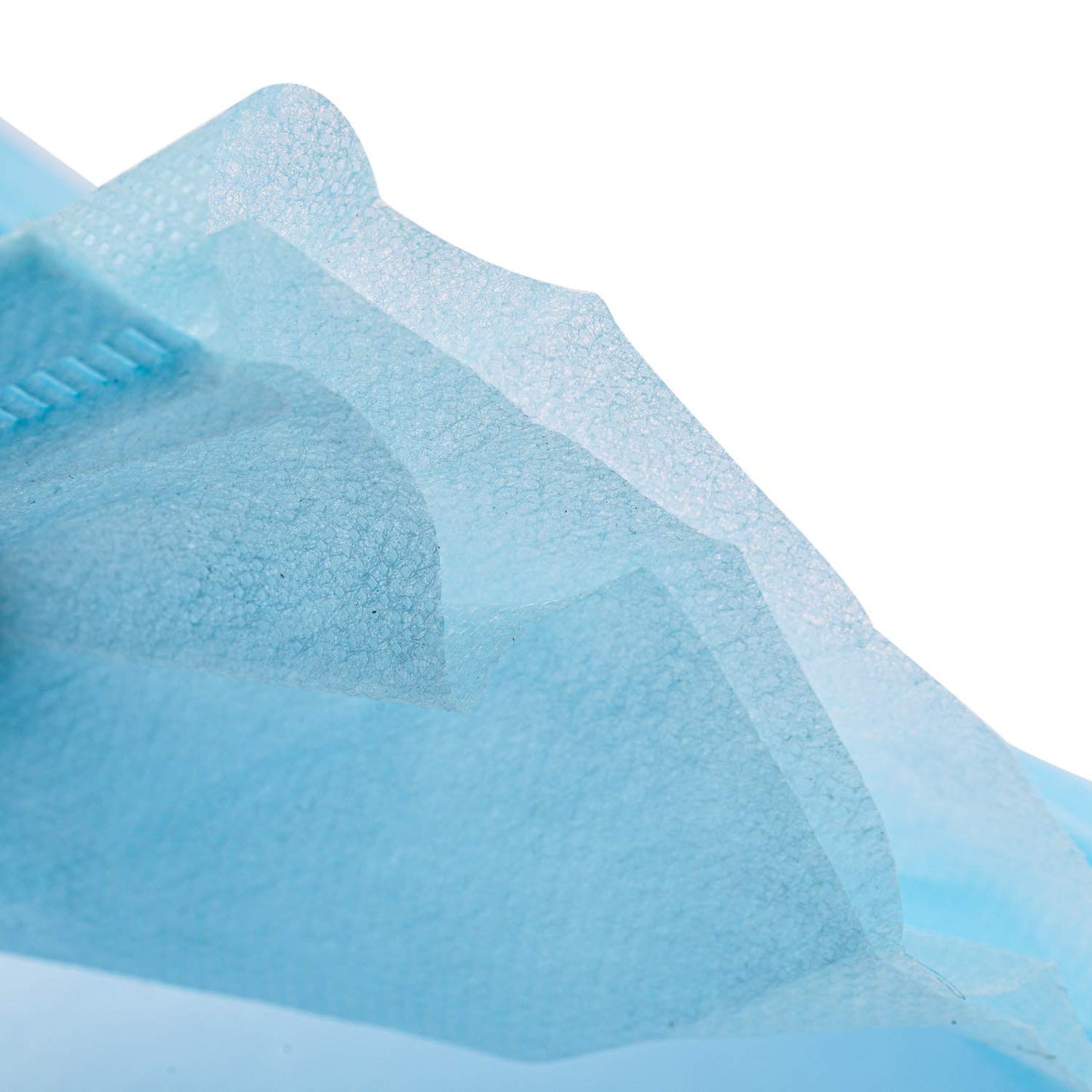 ASGARD Melt-Blown Fabric Disposable Face Mask with Nose Clip (Blue, Pack of 100) for Unisex