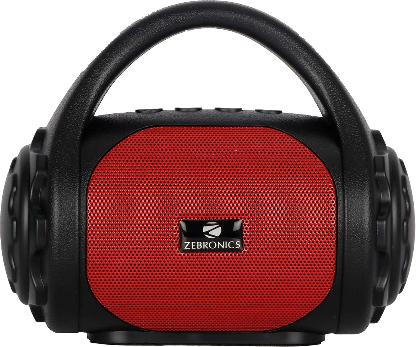 Zebronics Zeb-County Wireless Bluetooth Portable Speaker with Supporting Carry Handle, USB, SD Card, AUX, FM & Call Function. (Black+Red)