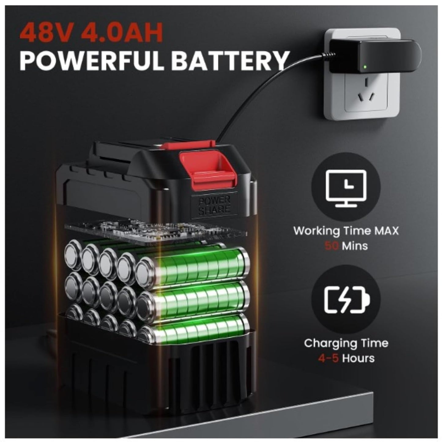 6 in 1 Nozzle Car Washer High Pressure Gun - 60 Bar Water Pressure - 5M Water Hose - Foam Wash Gun, Water Jet, Car/Bike Washing Pressure Pump, Portable Pressure Washer, Water Pressure Gun