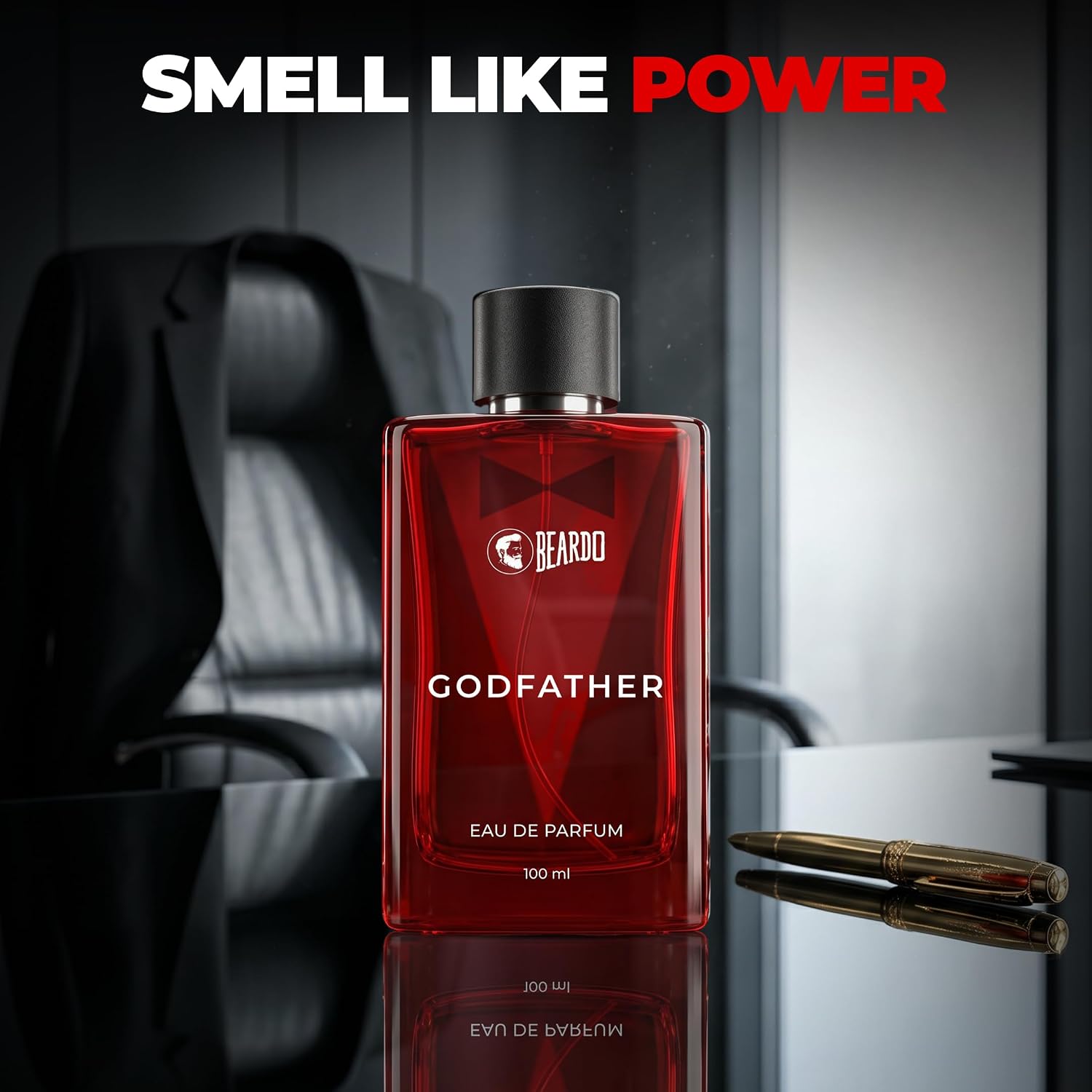 BEARDO Godfather Perfume For Man, 100ml | Aromatic, Spicy Perfume For Men | EAU DE PARFUM | Perfume For Men| Long Lasting Fragrance | Date Night Perfume | Premium Fragrance | Gift for Men | Husband | Boyfriend | Long Lasting Perfume