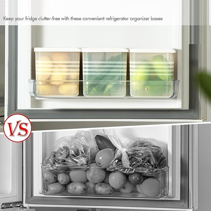 Fridge Storage Boxes (Pack of 6)