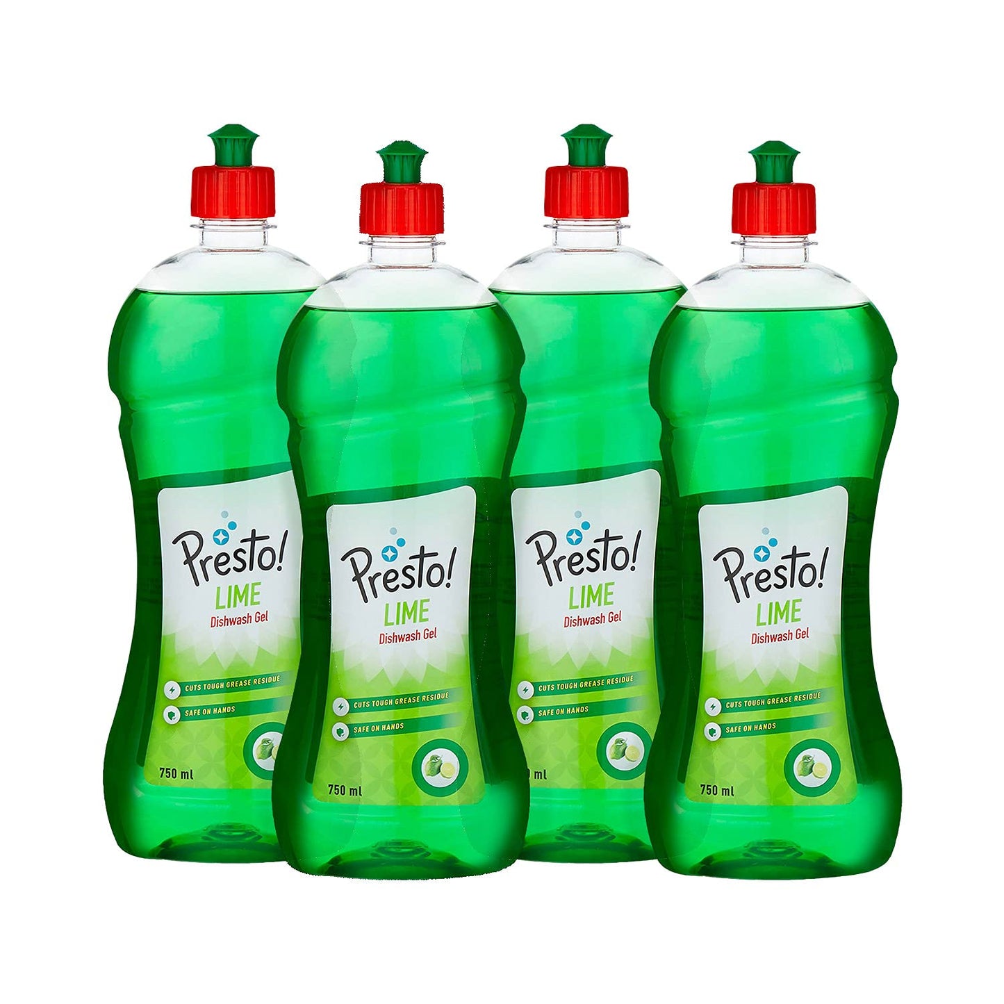 Amazon Brand - Presto! Dishwash Gel | Lemon | 5 Litre Refill Can | Dishwash Liquid | Cuts Through Grease | Safe On Hands