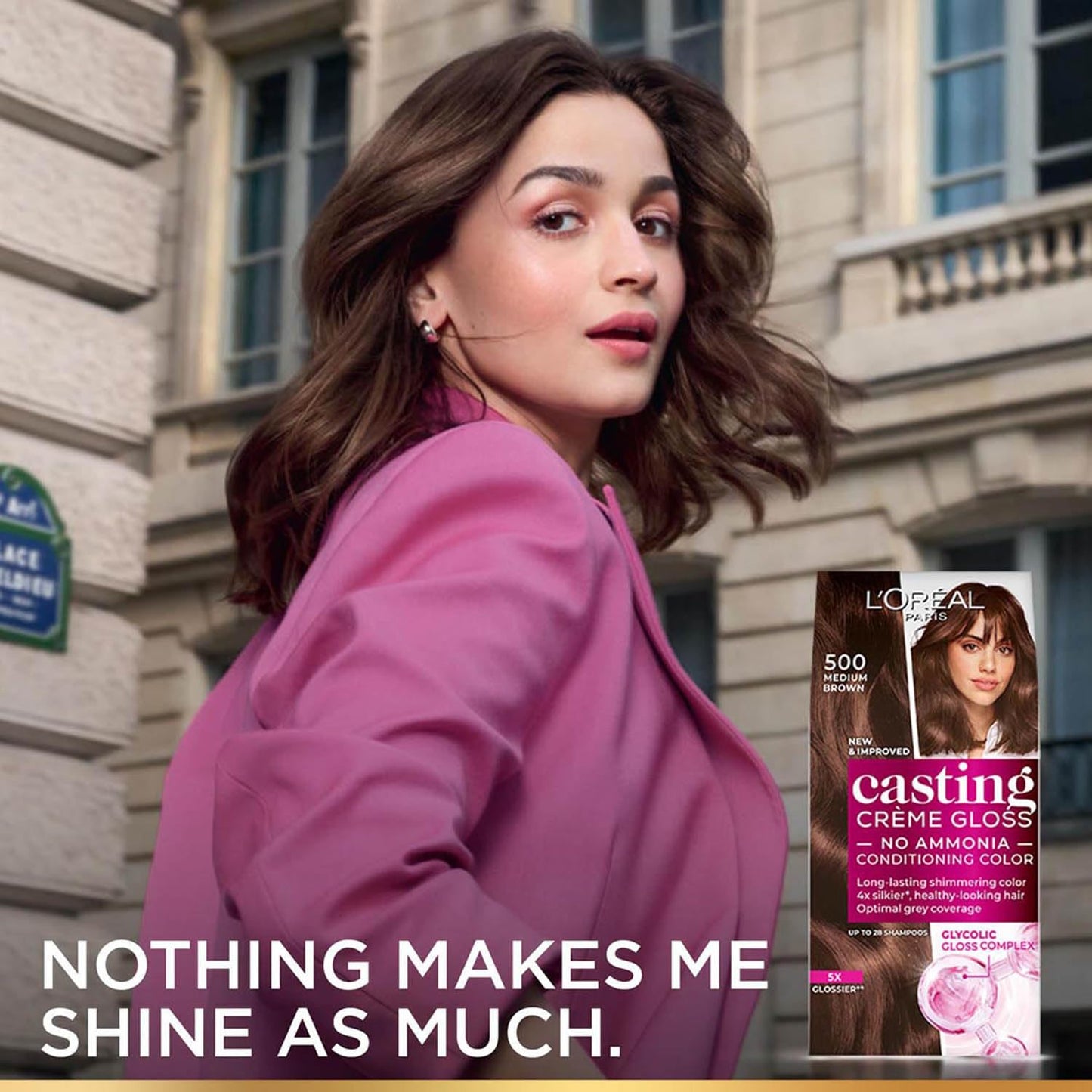 L'Oréal Paris Casting Crème Gloss Hair Color With Glycolic Gloss Complex | 5X Glossier Hair Color | Shade 200 - Ebony Black | 60g + 40ml + 60g