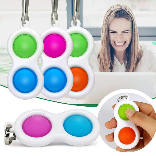 Pop It Fidget Toy Soft Silicone Push Pop Bubble for Car, Bike & Gifts for Kids & Adults