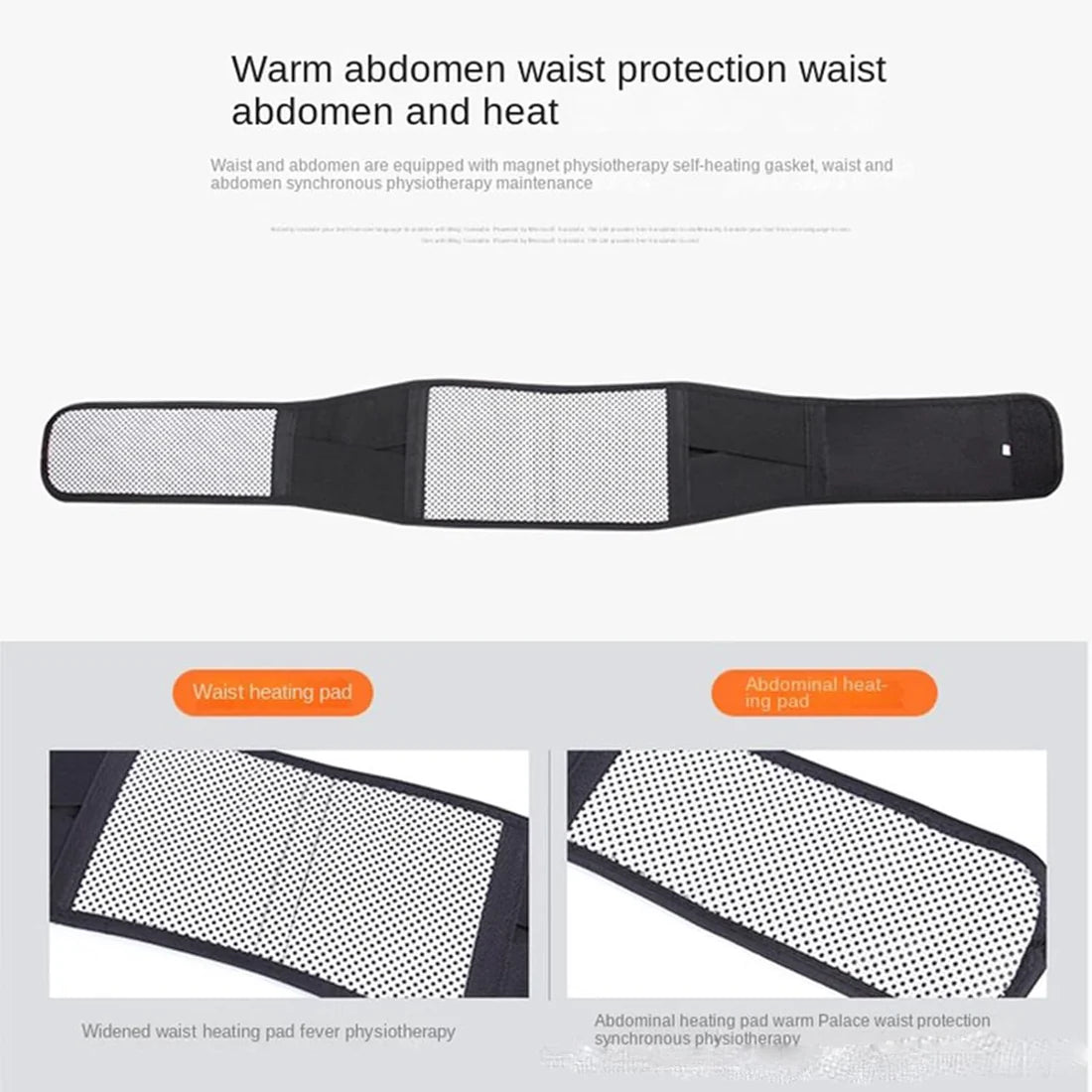 Acupressure Self-Heating Lumbar Support Belt for Pain Relief & Posture Correction