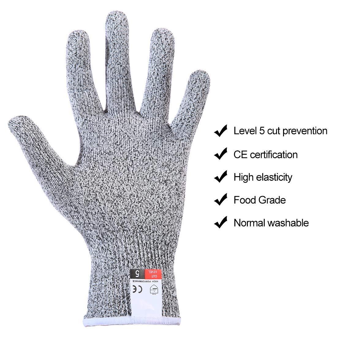 Level 5 Protection Cut Resistant Gloves (1 pair) - Springkart 