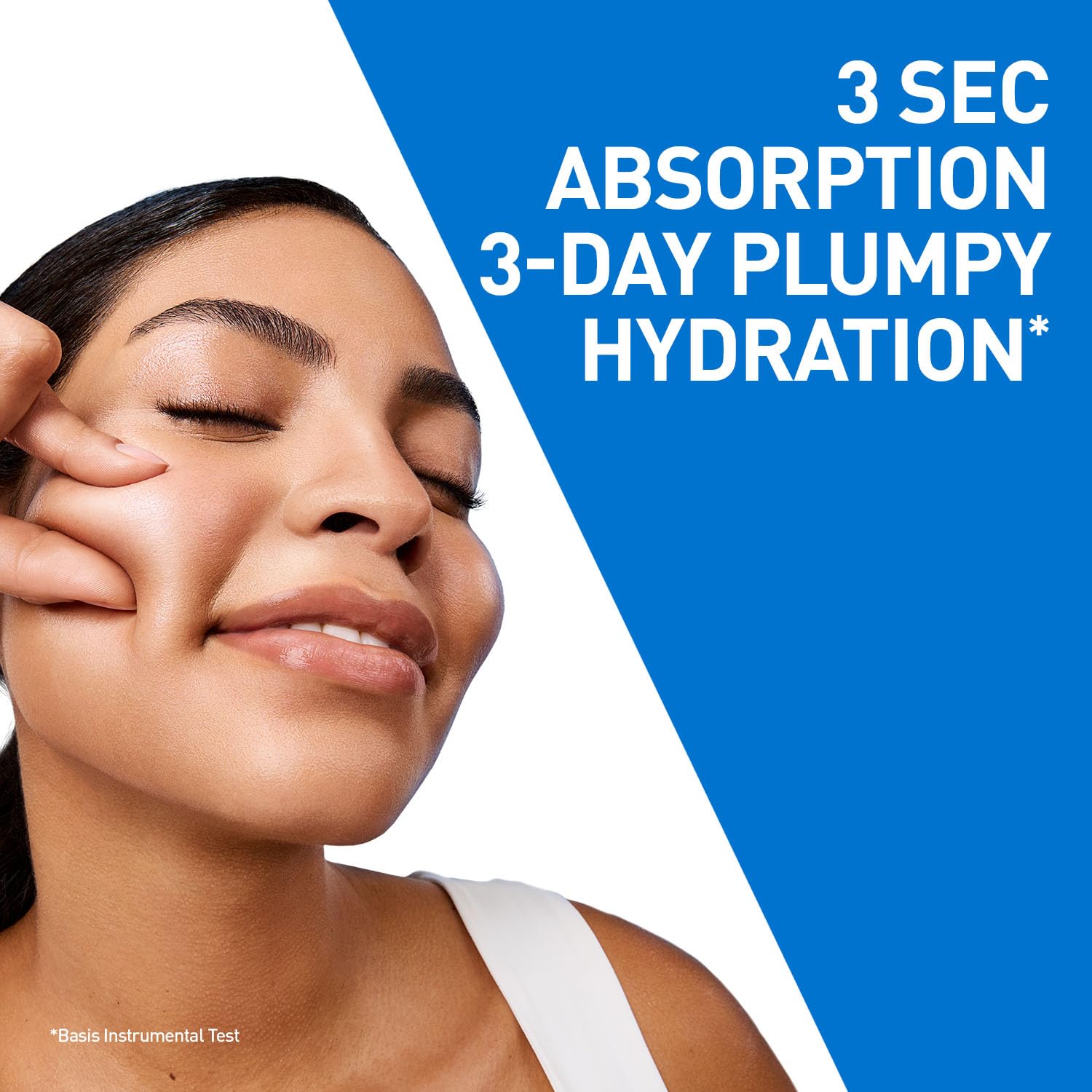 CeraVe HA Water Gel with Hyaluronic Acid, Ceramides & Niacinamide for Plumpy hydration|Oil-free gel moisturizer| 3 sec fast absorption| Dermat recommended for Women & Men| 50 ml