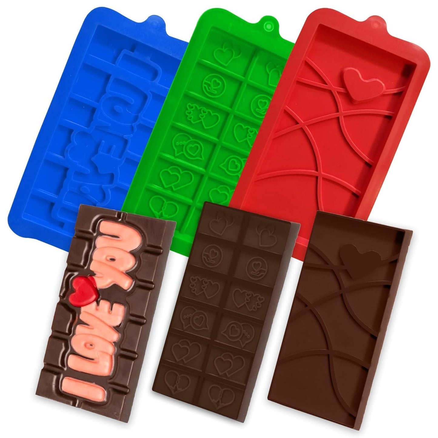 KARP Silicone Multi Chocolate Bar Mould/Chocolate Making And Shaping Mould/Love Mould Waffle Shape Chocolate Mould For Jelly, Candy, Fondant (Chess Shape Chocolate Mold), 10 CM - Springkart 