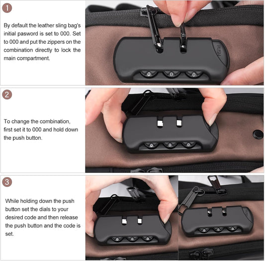 Quicknik Sling Bag for Men | Stylish Crossbody Backpack | Waterproof Polyester Slim Unisex Crossbody Chest Backpack | Leisure Travel Handbag | Anti-Theft Chest Bag With USB Charging Port