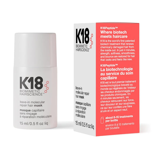 K18 Leave-In Repair Hair Mask, 15ml