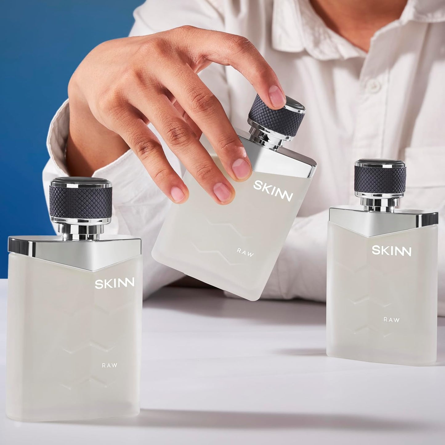 Skinn By Titan | Raw Perfume - 50 Ml | Perfume For Man | Gift for Men | Premium Fragrance | Grooming Essentials | Long Lasting Smell for Men |Fresh, Woody, Spicy | Eau De Parfum