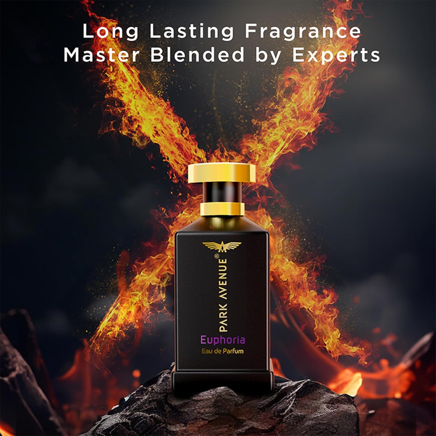 Park Avenue Euphoria, Eau De Parfum Men, 100ml | Long Lasting Perfume for Men | Father's Day Gift for Dad | Premium Luxury Fragrance Scent | Gift for Father's Day | Aromatic Blend of Amber & Musk | Suitable for Every Occasion