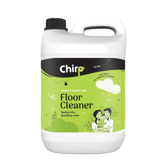 Chirp - Floor Cleaner Liquid (5Lits), Pet Friendly (Dog,Cat) And Baby Safe With Natural, Organic, Herbal, Non-Toxic, Plant-Based Ingredients