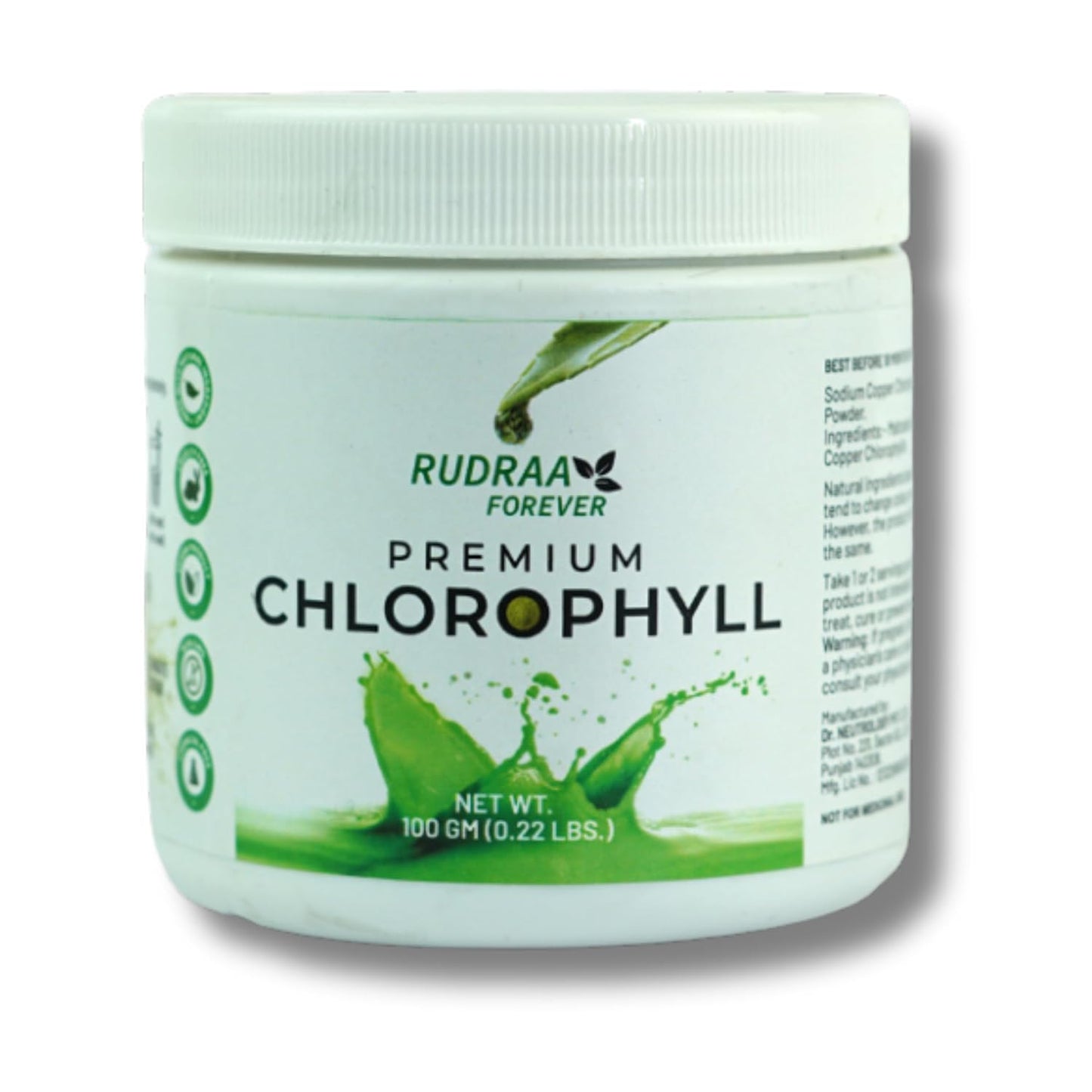 Rudraa Forever Chlorophyll Powder | Body Detox Supplement | Detox Drink | Chlorophyll drink | Immunity Booster | Antioxidant Drink 100gm - Springkart 