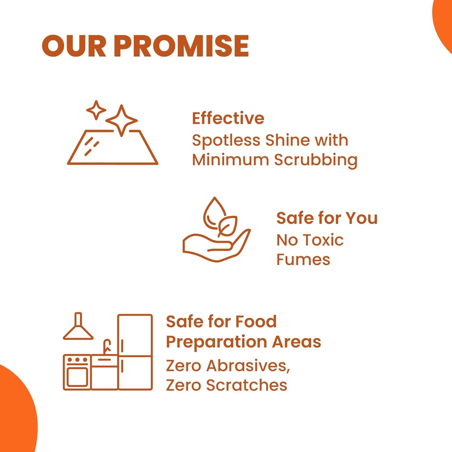 Happi Planet | Kitchen Cleaner | India’s 1st Foaming Formulation for Less Scrubbing | 500ml | Suitable for Stoves, Chimneys, Counter Tops, Appliances, Walls & Cabinets | Non Toxic & Natural