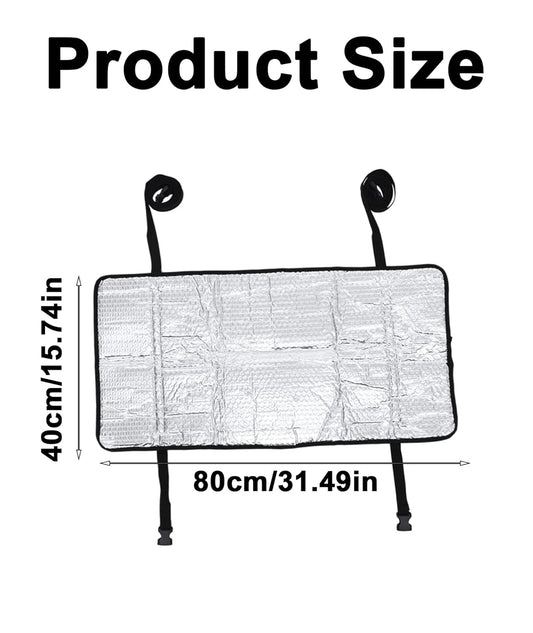 AC Outdoor Unit Protector Cover - Waterproof Dustproof Heat Insulation With Adjustable Buckle Hooks