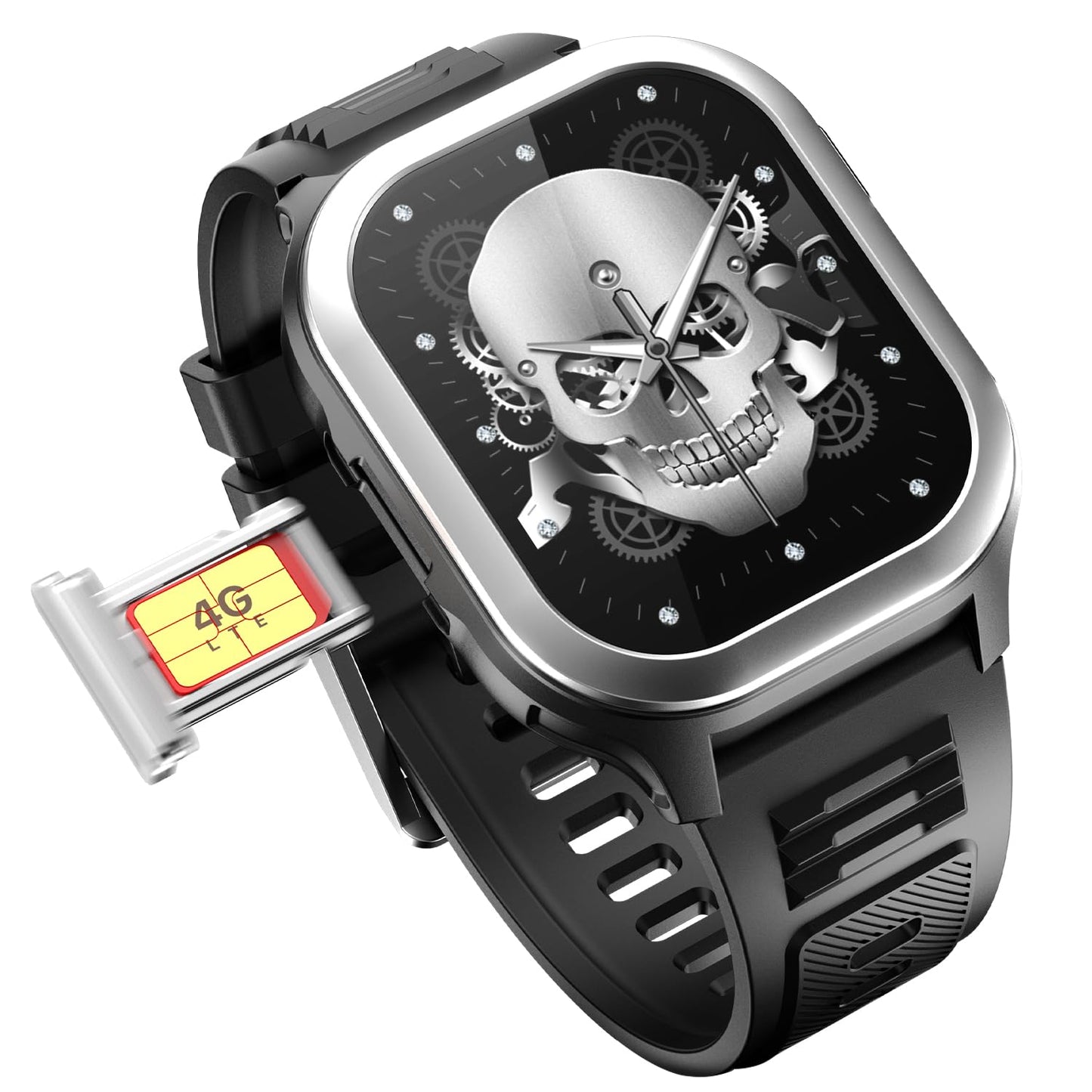 Fire-Boltt 4G Pro Volte Calling Smart Watch- 2.02” TFT Display, 4G Nano-SIM GPS, Health Suite, Sports Modes, 400mAh Battery (Gray) - Springkart 