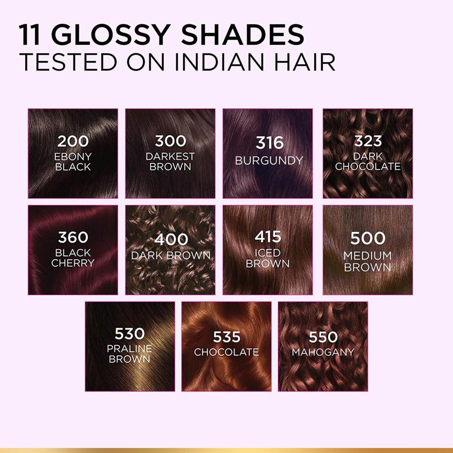 L'Oréal Paris Casting Crème Gloss Hair Color With Glycolic Gloss Complex | 5X Glossier Hair Color | Shade 200 - Ebony Black | 60g + 40ml + 60g