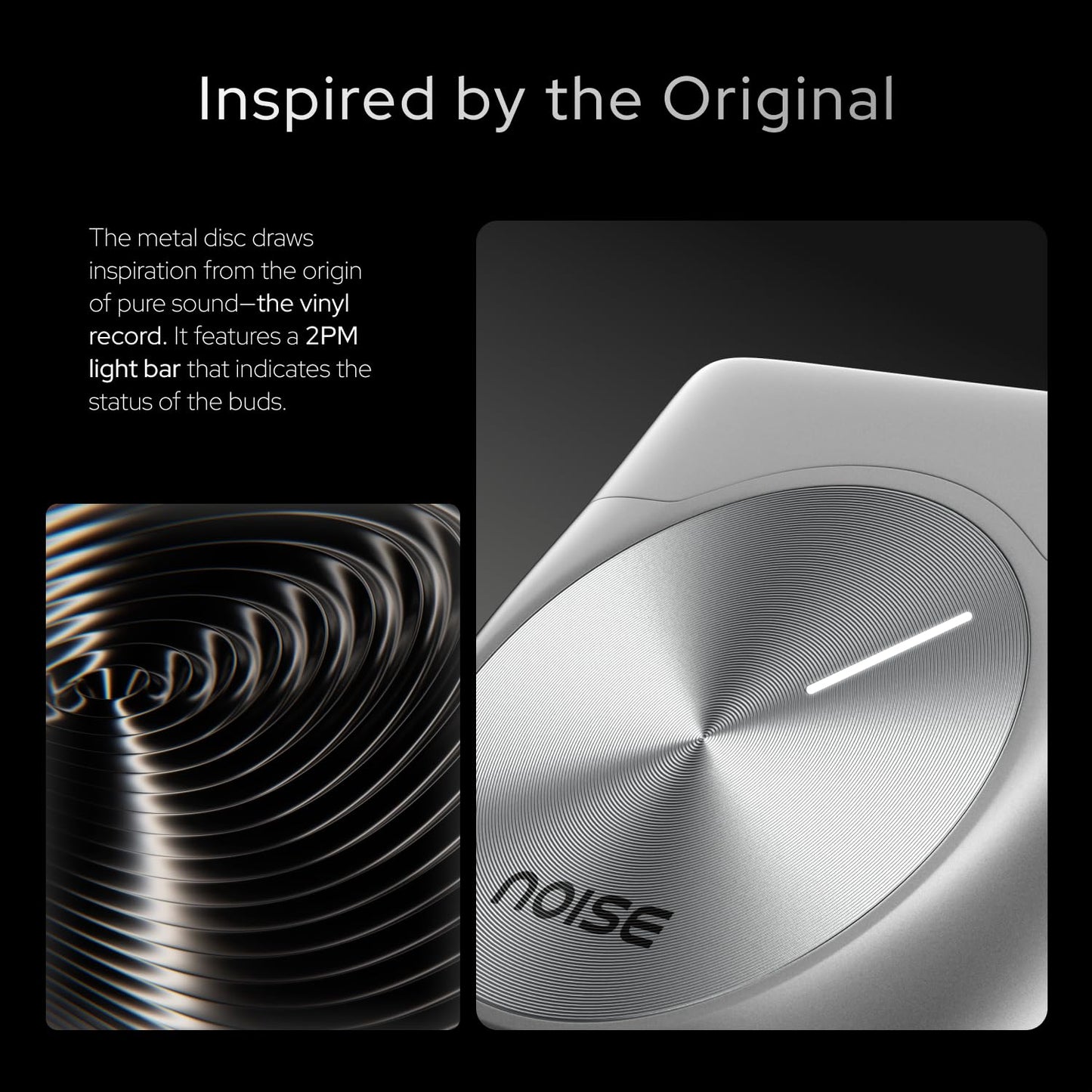 Noise Master Buds, Sound by Bose in-Ear Bluetooth Earbuds, Up to 49dB Adaptive ANC, LHDC 5.0, Immersive Spatial Audio, 44H Playtime with 6 mic ENC, Dual Pairing, IPX5 Ear Buds TWS (Onyx)