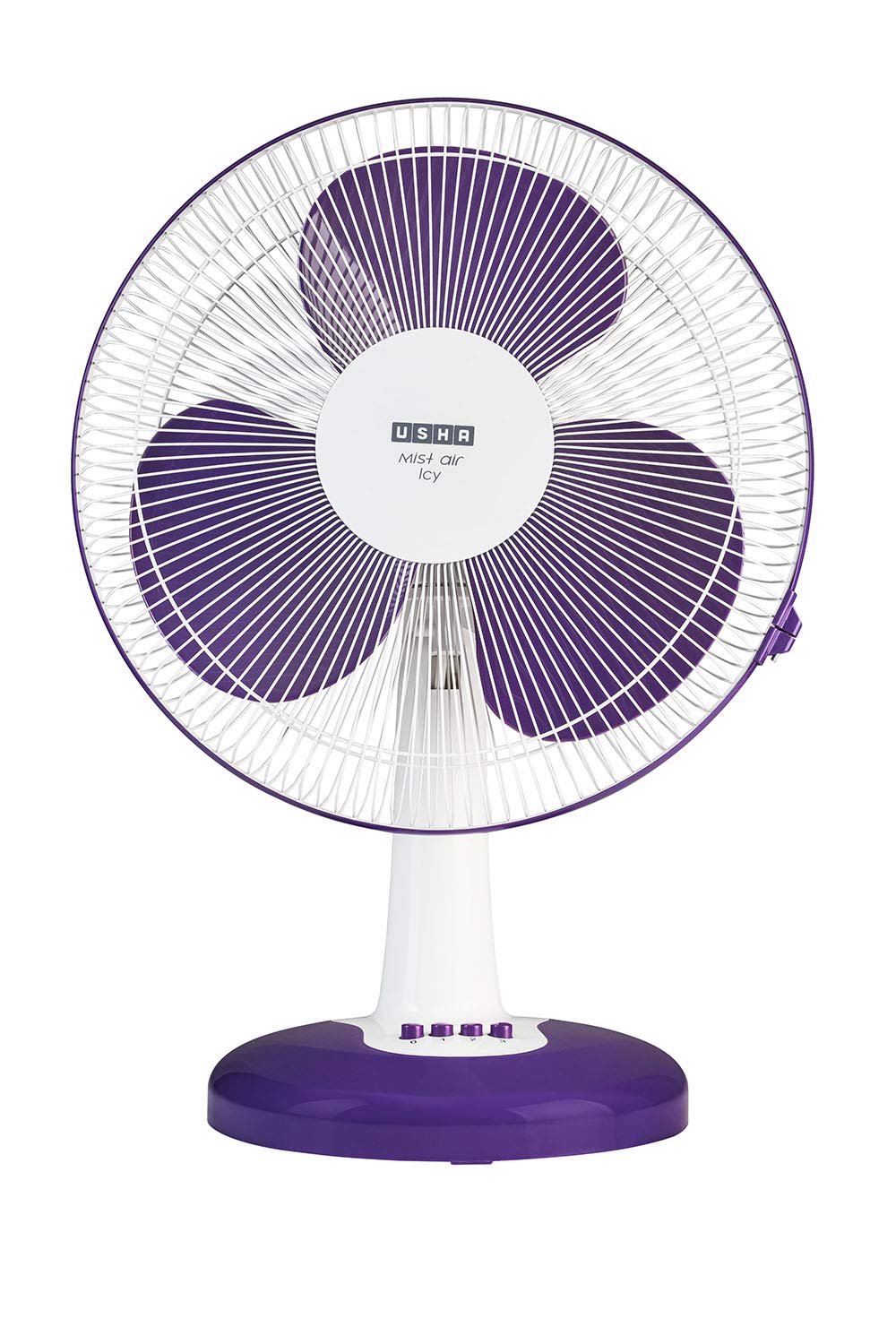 USHA Maxx Air Ultra Table Fan | 400MM Sweep Size | 1350 RPM | Aerodynamic Blade Design for High Air Delivery | Corrosion Protection with Plastic Blades | 3 Speed Settings | 100% Copper Motor | 2 Year Warranty | White