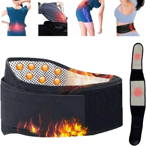 Acupressure Self-Heating Lumbar Support Belt for Pain Relief & Posture Correction