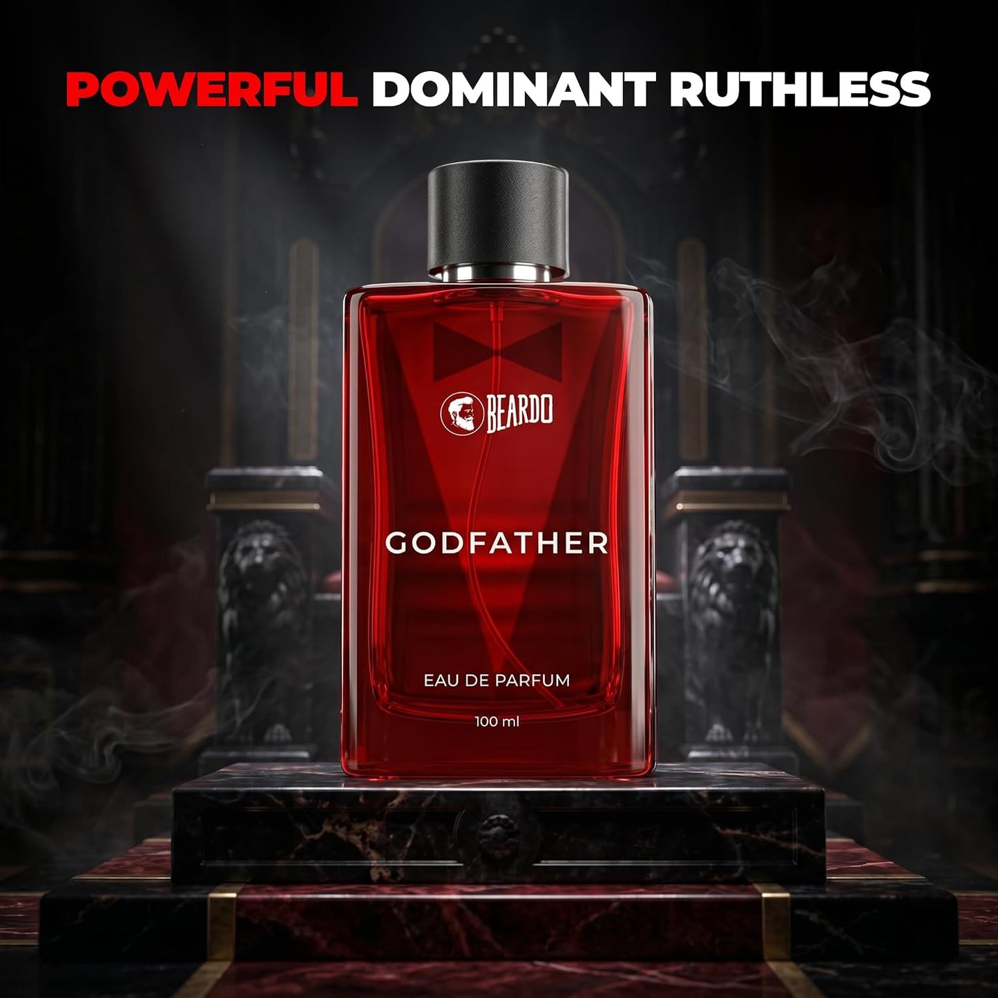 BEARDO Godfather Perfume For Man, 100ml | Aromatic, Spicy Perfume For Men | EAU DE PARFUM | Perfume For Men| Long Lasting Fragrance | Date Night Perfume | Premium Fragrance | Gift for Men | Husband | Boyfriend | Long Lasting Perfume