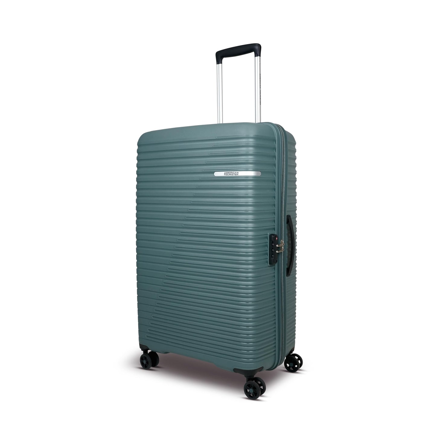 American Tourister Liftoff+|Medium Size Check-in Spinner Trolley Bag (67 cm) for Travel|360° 8 Wheel Travel Luggage|Hard Case Polypropylene (PP) Suitcase|Mounted TSA Lock|Seafoam Blue