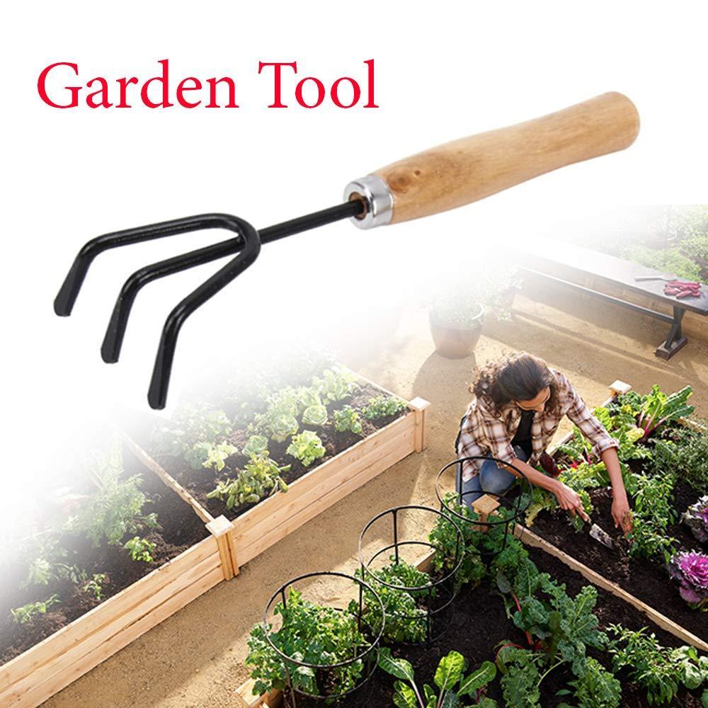 Gardening Tools Seed Handheld Shovel Rake Spade Trowel with Pruning Shear - Springkart 
