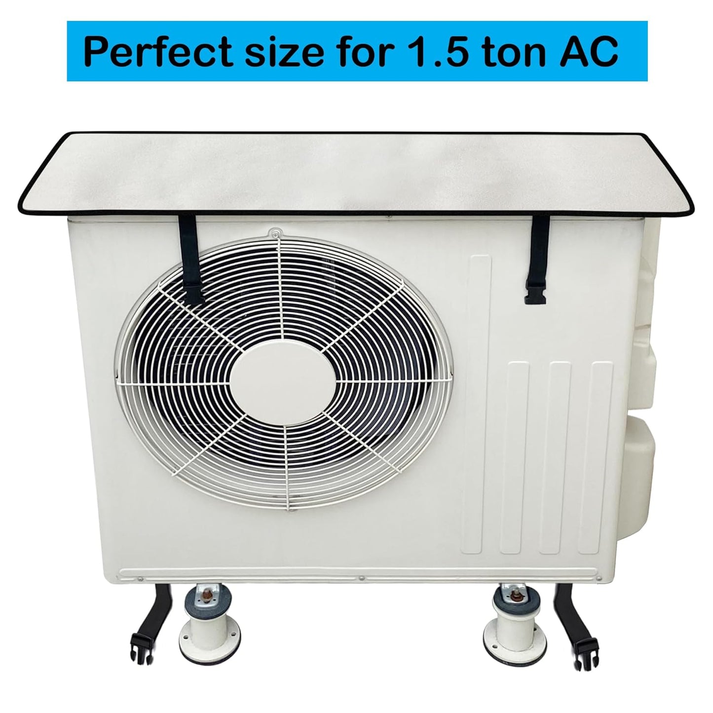 Axmon® Ac Outdoor Unit Protector Split Protector For Heat And Sun Proof | Heat Insulated Protection From Sun | OutDoor Unit Cover For Sunlight 1.5 ton (Universal Size) - Springkart 