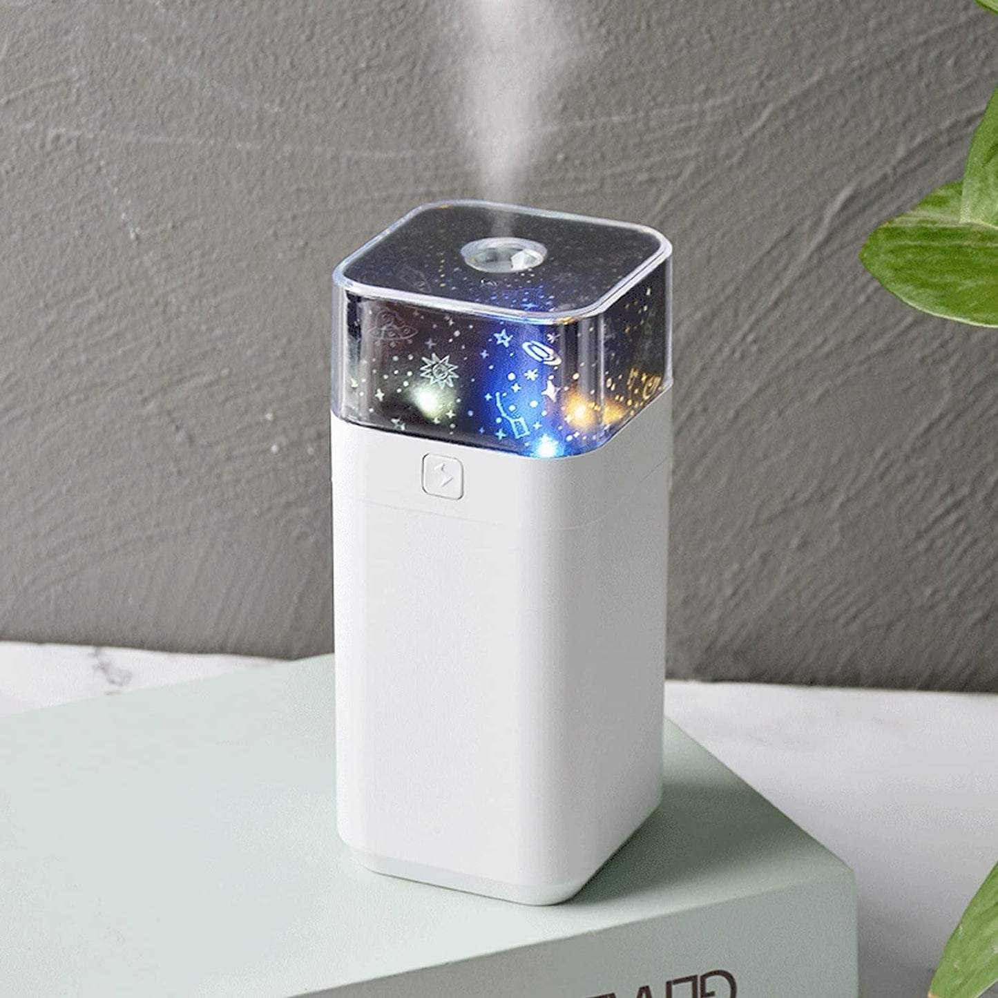 Star Night Light Projector Humidifier (300ml): Ultrasonic, LED Night Light, Kids Room - Springkart 