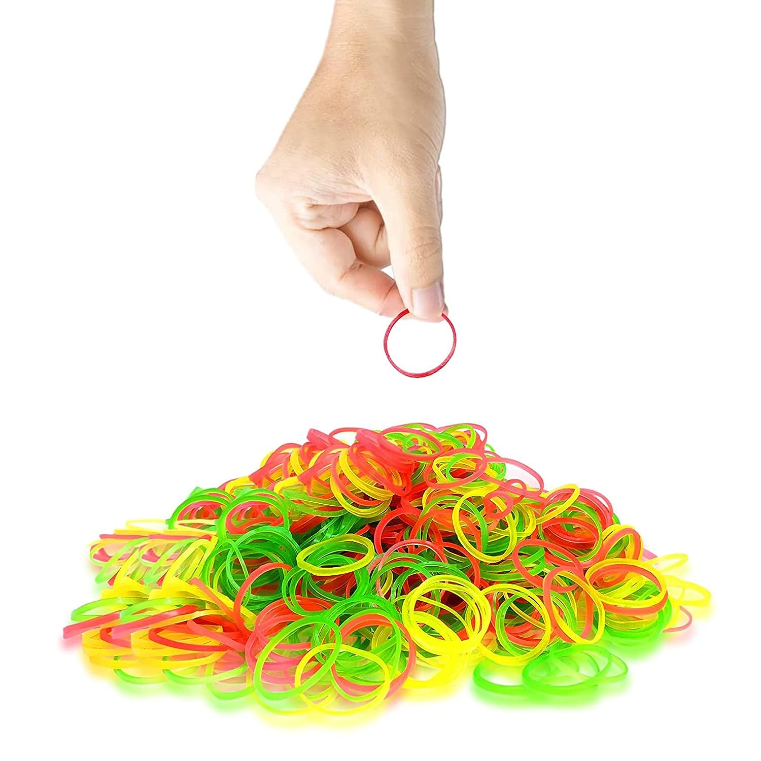 Elastic rubber bands for stationery and kitchen use