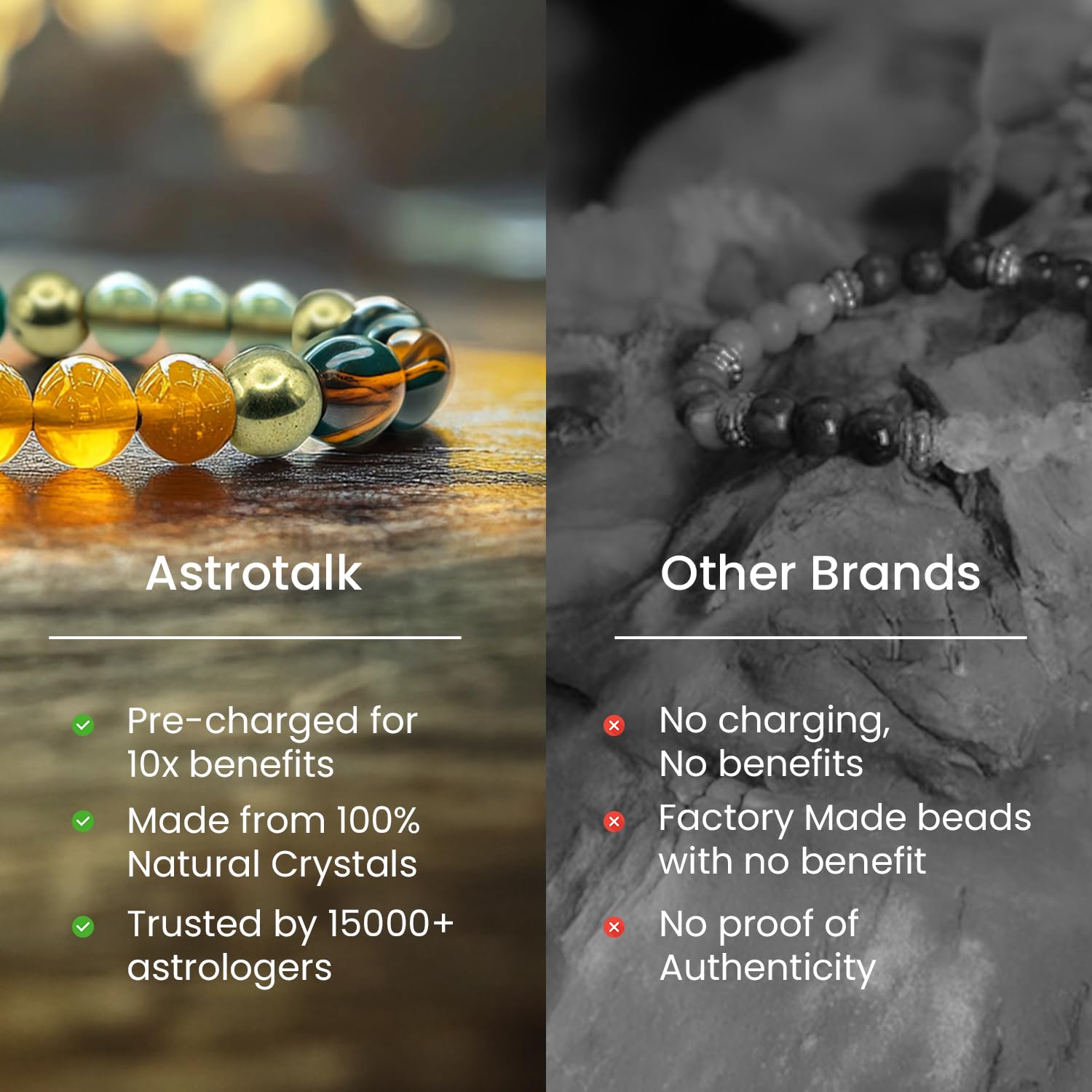 Astrotalk Dhan Yog Bracelet | Attracts Wealth & Financial Prosperity | Pyrite, Citrine, & Aventurine bracelet | Astrology Dhanyog Bracelet for Men & Women | Certificate of Authenticity