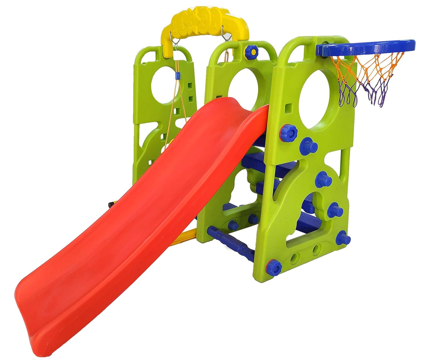 eHomeKart Slide and Swing Combo for Kids - PlayTool Happy Garden Slider Combo (Happy Slide Cum Swing Combo) - 153 x 86 x 103 cm