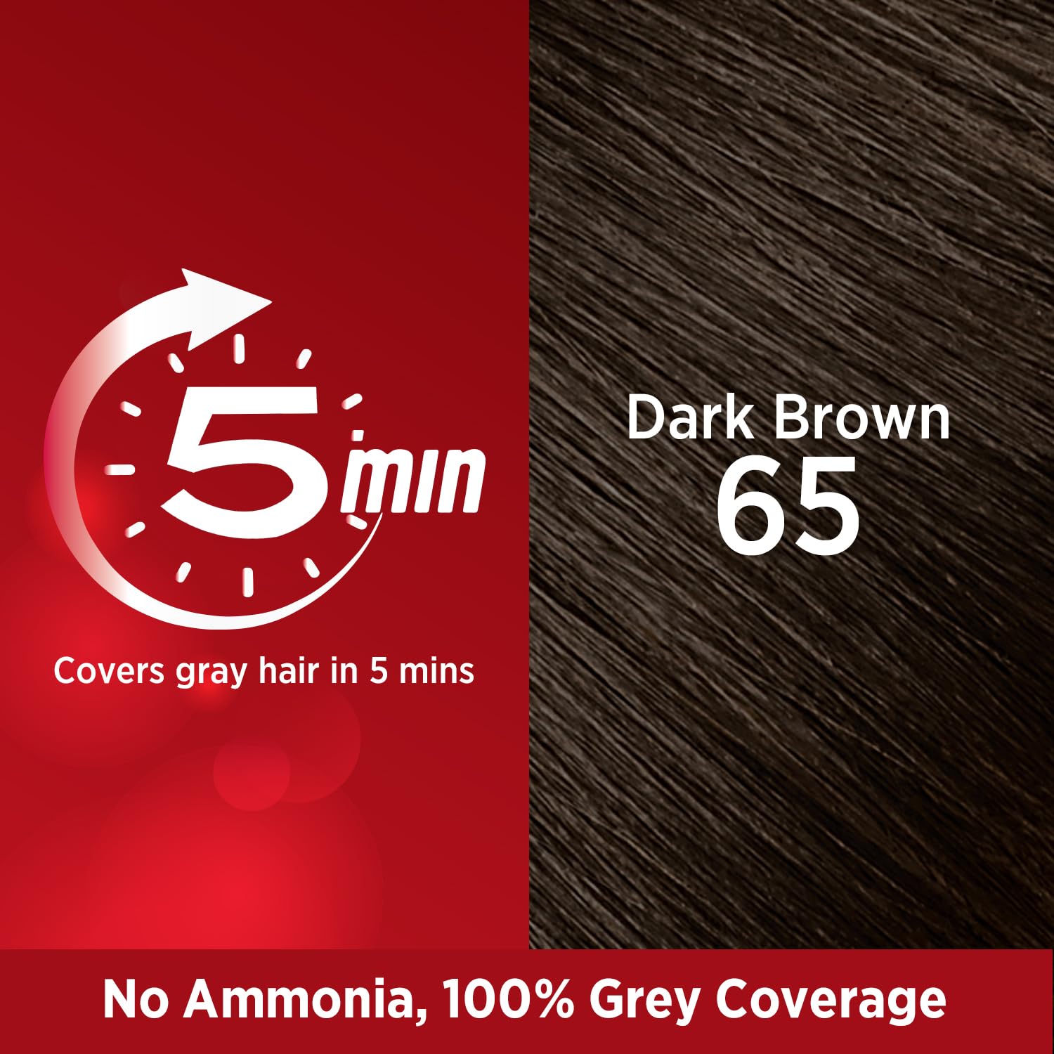 Revlon Top Speed Hair Color for Women Dark Brown | 100% Grey Coverage in just 5 Minutes | Ammonia Free, Easy Application and Intense Conditioning