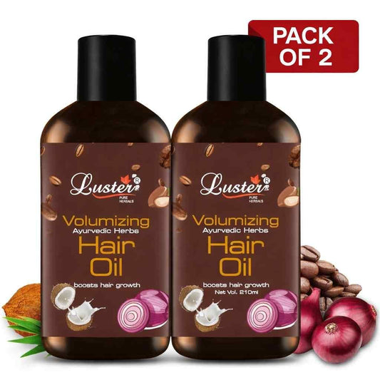 Volumizing Ayurvedic Herbs Hair Oil 210 ML  (Pack of 2)