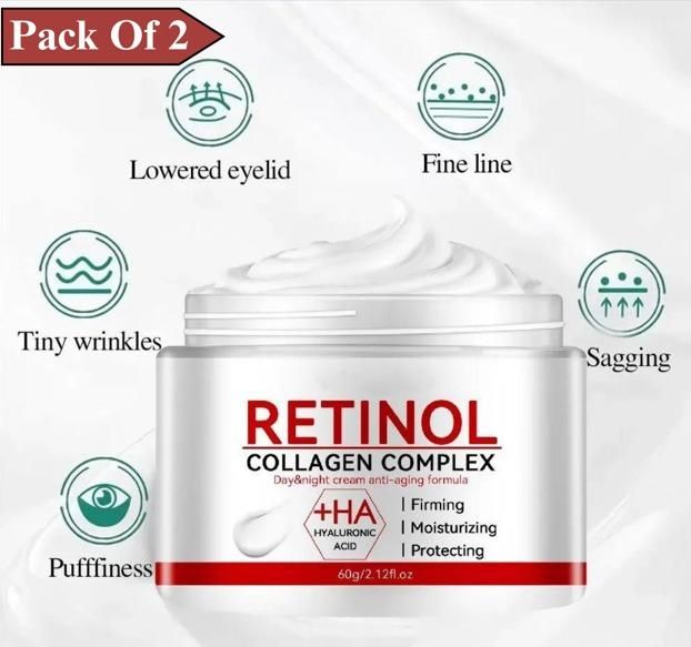 Retinol Collagen Complex Day & Night Cream(Pack Of 2) - Springkart 