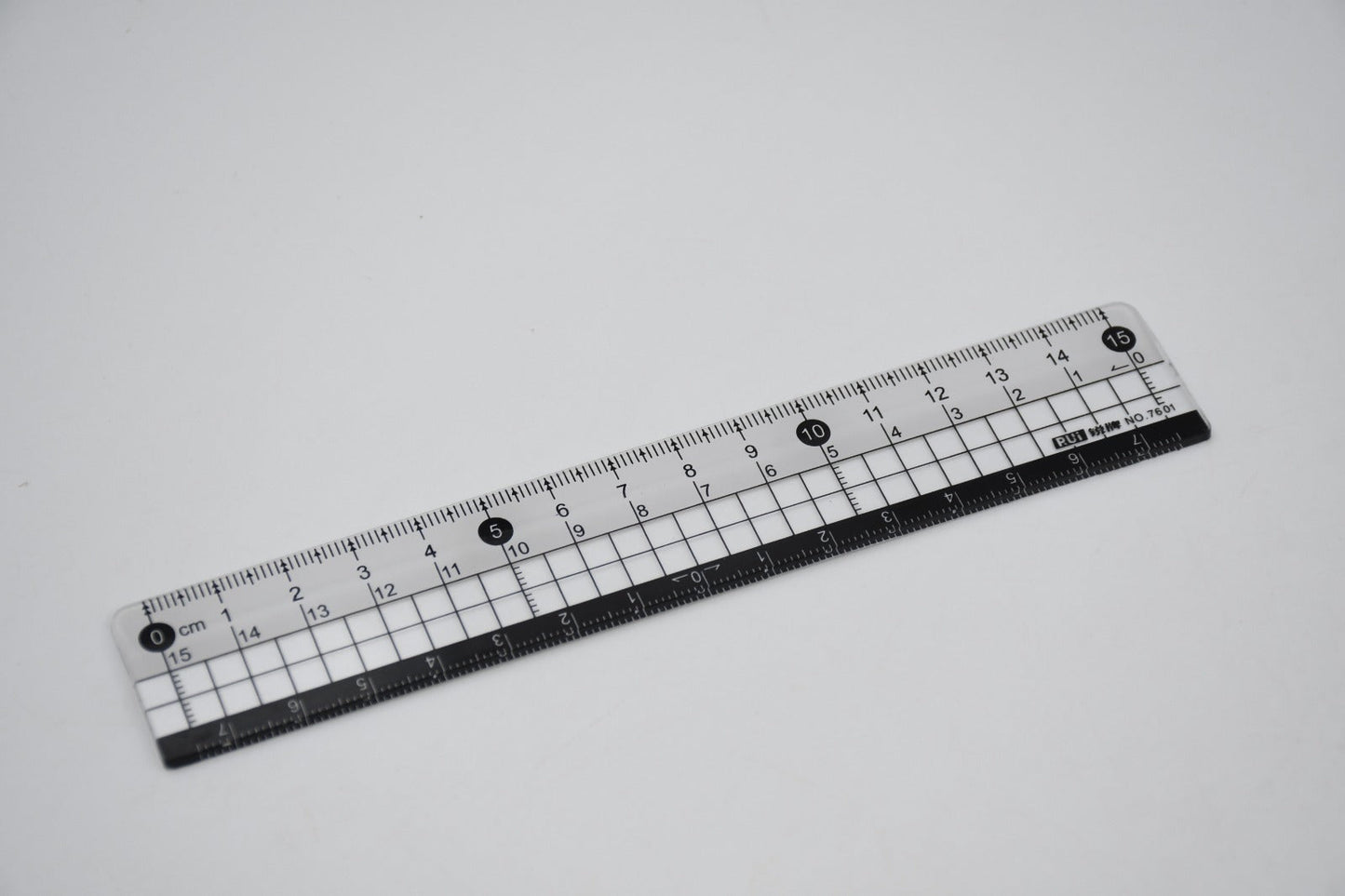 TRANSPARENT RULER, PLASTIC RULERS, FOR SCHOOL CLASSROOM, HOME, OR OFFICE (15 Cm) Pack of 10pcs