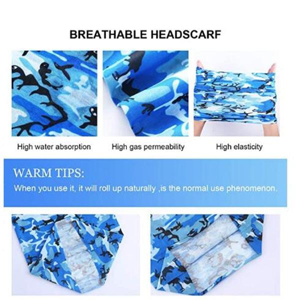 Multifunctional Unisex Neck Gaiter Headband for Dust & Sun Protection Headwear (Multicolor) - Springkart 