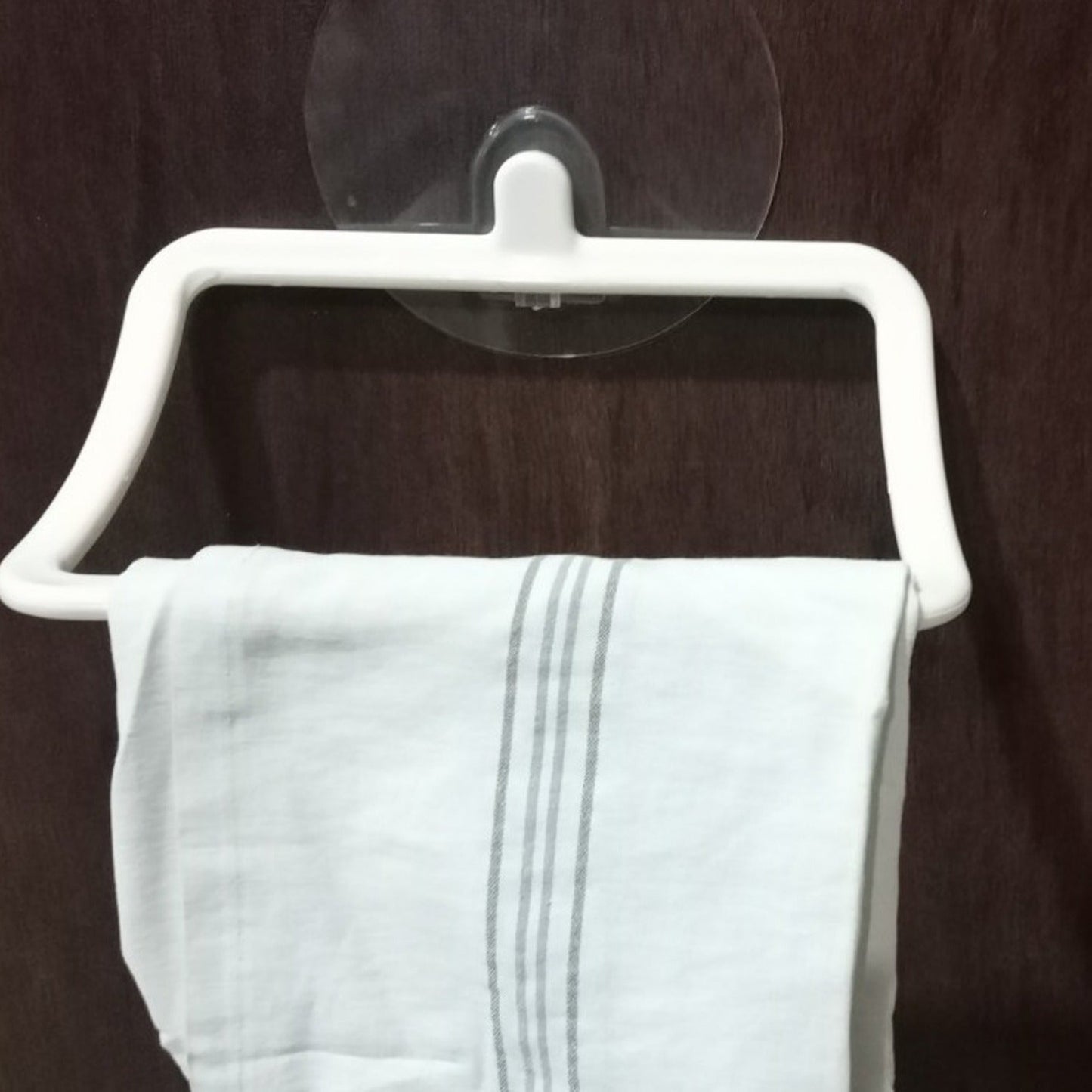 Multi-Purpose Self Adhesive, Strong Sticker Self Adhesive Wall Mounted Hand Towel Holder/Hanger - Springkart 