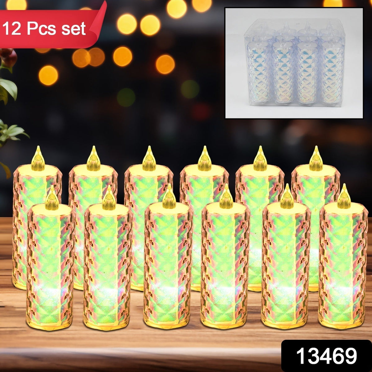 Festive Lighting for Any Occasion: 12 Pack LED Tealight Candles - Springkart 