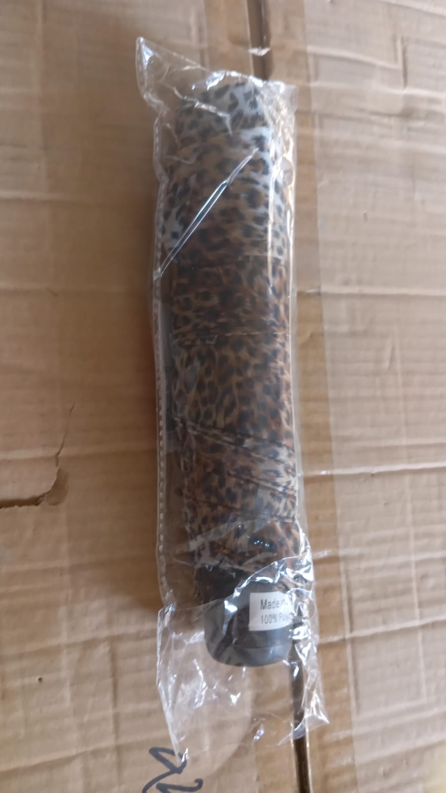 Leopard Shape 3-Fold Sun & Rain Protective Foldable Umbrella (1 Pc) - Springkart 