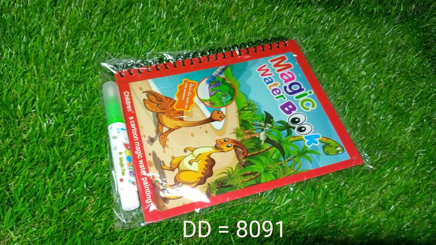 Magic Water Quick Dry Book Water Coloring Book Doodle with Magic Pen Painting Board - Springkart 