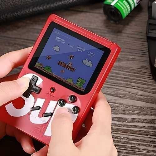 400 in 1 Sup Video Games Portable, Led Screen and USB Rechargeable, Handheld Console, Classic Retro Game Box Toy for Kids Boys & Girls (Multi Color ,1 pcs) - Springkart 