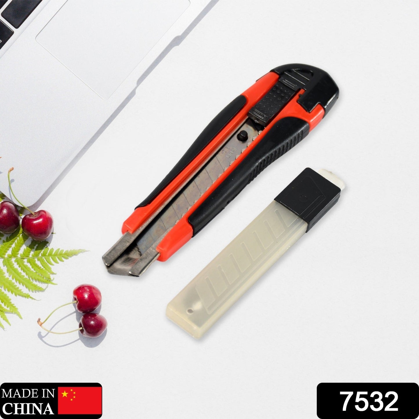 Heavy Duty 18mm Cutter Knife Set with Extra Blades for Office & Home - Springkart 