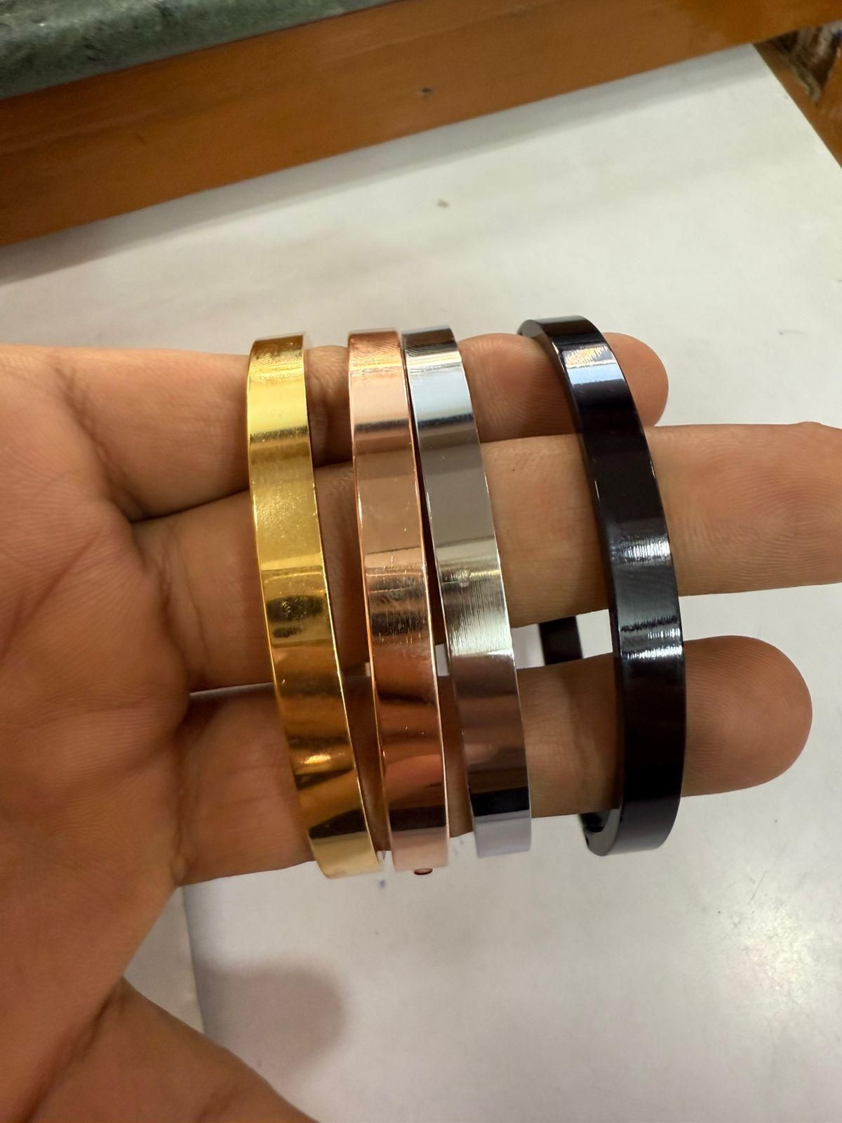 Stainless Steel Kada Bracelet For Men - Springkart 