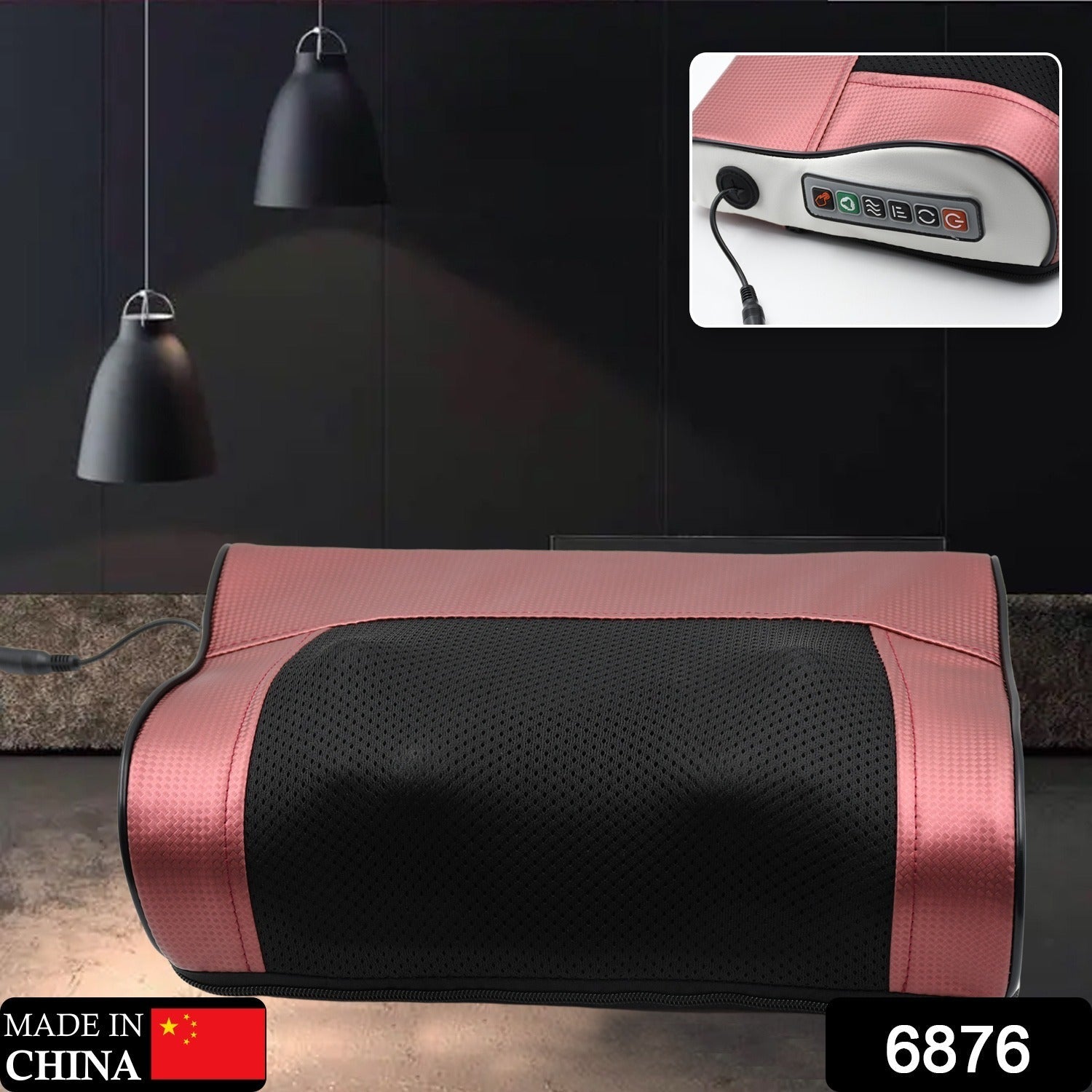 Electric Neck Waist Back Massager Neck Massager Multipurpose Neck Massage Pillow Deep Tissue Massage Nodes Electric Pillow with Heat for Shoulders Calf Legs Feet Hands - Springkart 
